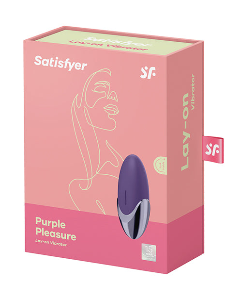 Satisfyer Purple Pleasure: 15-Mode Luxury Vibrator Product Image.
