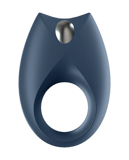 Satisfyer Royal Ring - Anillo para el pene premium azul para mayor placer y conectividad Product Image.