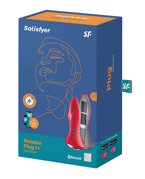 Satisfyer Rotator Plug 2+ 紫紅色 - 更高層次的樂趣 Product Image.