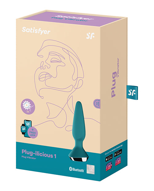 Satisfyer Plug-ilicious 1 in Petrol: Your Gateway to Sensual Bliss Product Image.