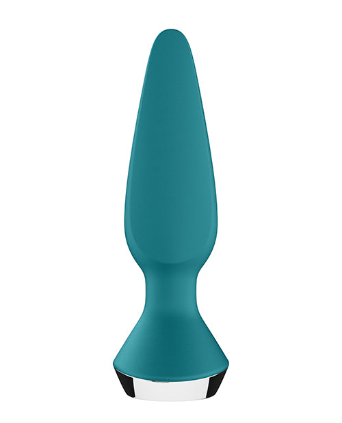 Satisfyer Plug-ilicious 1 in Petrol: Your Gateway to Sensual Bliss Product Image.