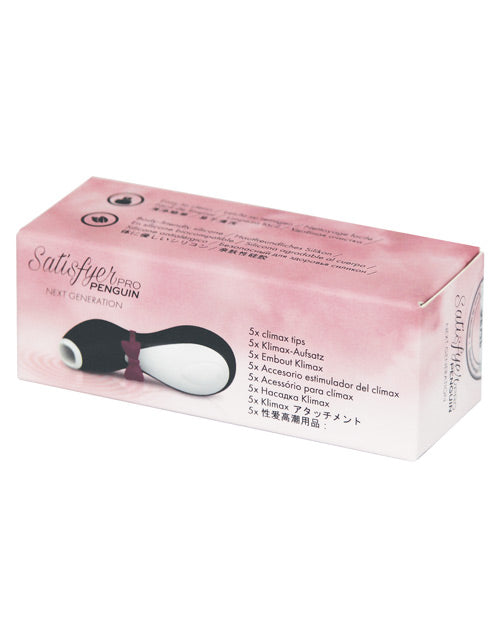 Satisfyer Pro Penguin NG Climax Tips: Pack de 5 - Garantía de máximo placer Product Image.