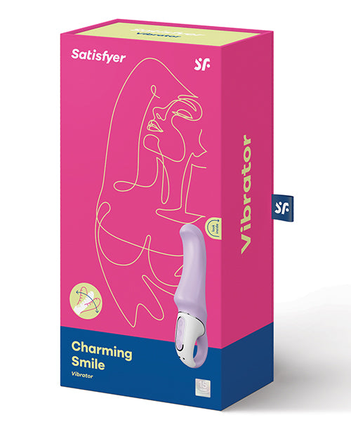 Satisfyer Vibes Charming Smile - Lilac: 12 Vibration Modes Product Image.