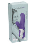 Vibrador Satisfyer Vibes Magic Bunny en azul - Abraza la esencia del éxtasis