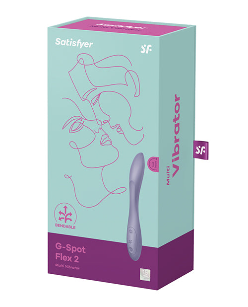 Satisfyer G-Spot Flex 2: Vibrador definitivo de doble estimulación en violeta oscuro Product Image.