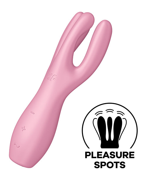 Satisfyer Threesome 3: Triple Pleasure Mint - Eleva tus momentos íntimos Product Image.