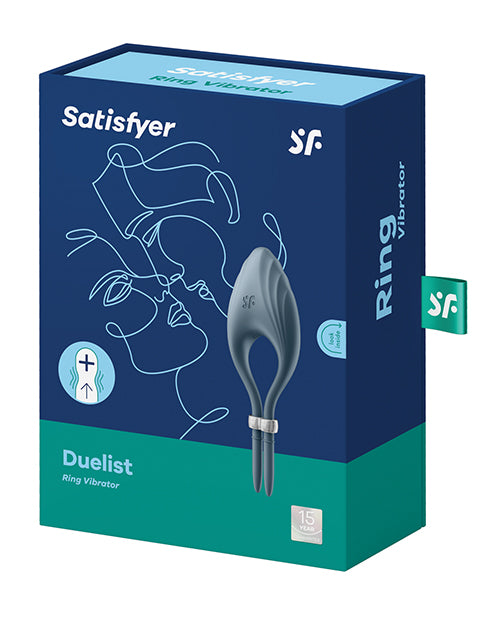 Satisfyer Duelist: Dark Blue Dual Stimulation Toy Product Image.