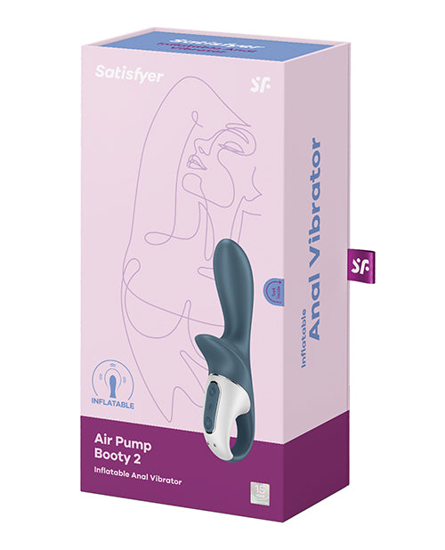 Satisfyer Air Pump Booty 2: Vibrador Anal Inflable Product Image.