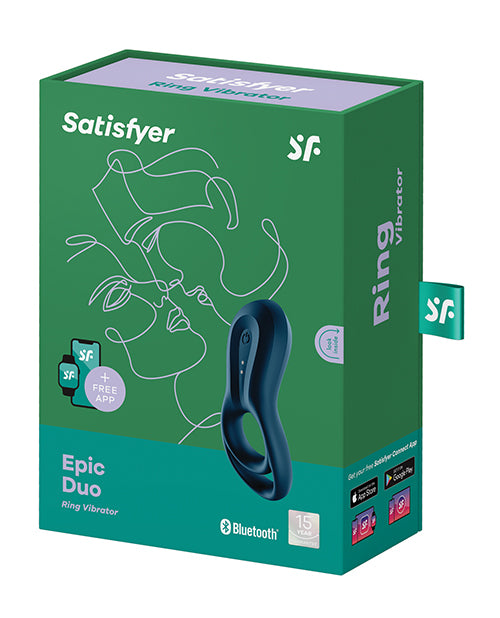 Satisfyer Epic Duo Ring Vibrator: Intensify Pleasure & Endurance Product Image.