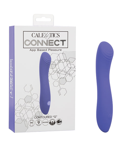 Vibrador G contorneado basado en la aplicación CalExotics Connect - featured product image.