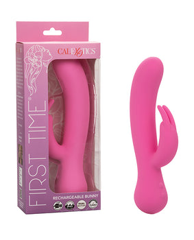 First Time Rechargeable Rabbit Vibrator - Pink - Featured Product Image