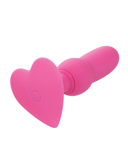 First Time Vibrating Beaded Anal Probe - Pink Product Image.