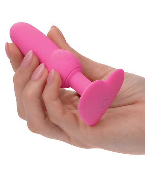 First Time Vibrating Beaded Anal Probe - Pink Product Image.