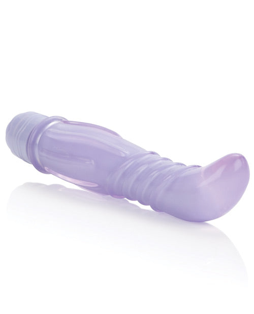 Cal Exotics First Time Softee Pleasures Vibe - Funda extraíble suave de felpa y vibraciones de varias velocidades Product Image.