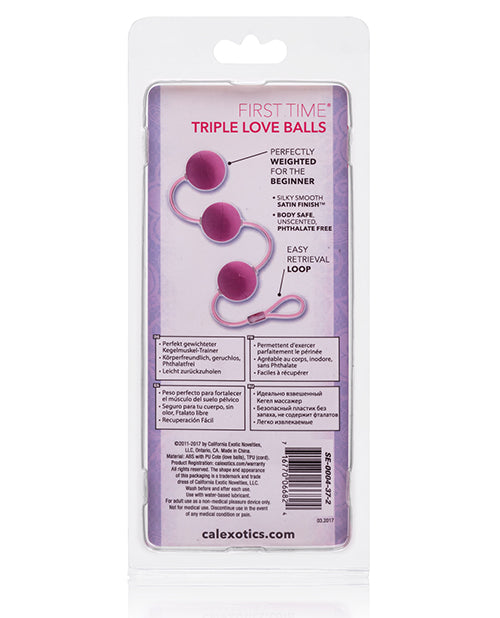 Cal Exotics First Time Love Balls: el mejor compañero de placer Product Image.