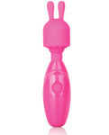 Tiny Teasers Bunny Mini Wand Massager en rosa: tu lujoso compañero para el éxtasis