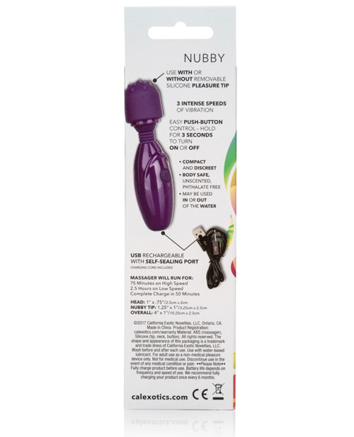 Tiny Teasers Nubby - Pocket-Sized Vibrating Massager Product Image.