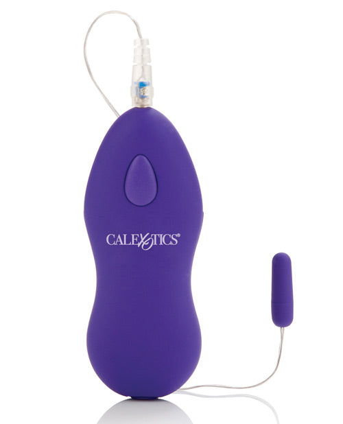 Whisper Micro Bullet: placer intenso, disfrute discreto, satisfacción que se calienta automáticamente en color morado Product Image.