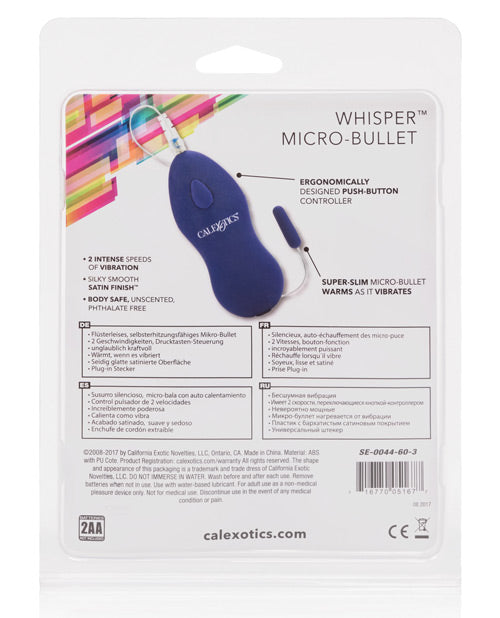 Whisper Micro Bullet：強烈的快感，謹慎的享受，紫色的自熱滿足 Product Image.