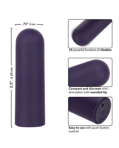 Turbo Buzz Rounded Mini Bullet Stimulator Product Image.