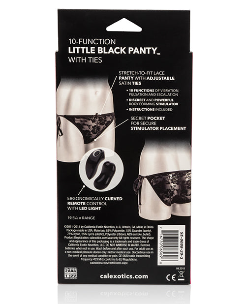 Cal Exotics 10 Function Little Black Panty with Remote Control Product Image.