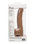 Brown Delight Silicone Studs 8" Dildo