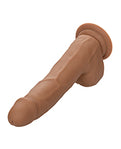 Brown Delight Silicone Studs 8" Dildo