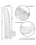 Size Queen 8" Realistic Dildo - Your Ultimate Pleasure Companion