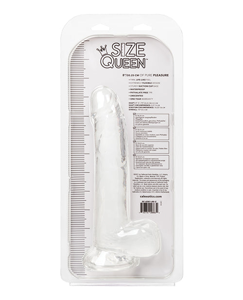 Size Queen 8" Realistic Dildo - Your Ultimate Pleasure Companion Product Image.