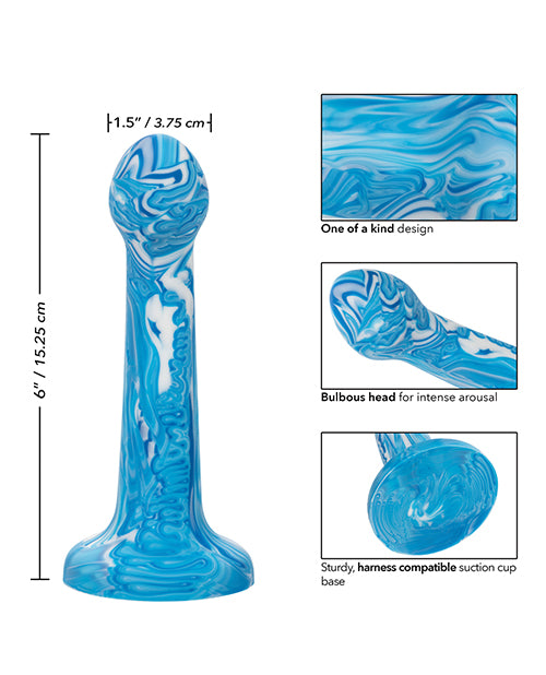 Sonda con punta de bombilla azul Twisted Love: mayor placer e innovación lúdica Product Image.