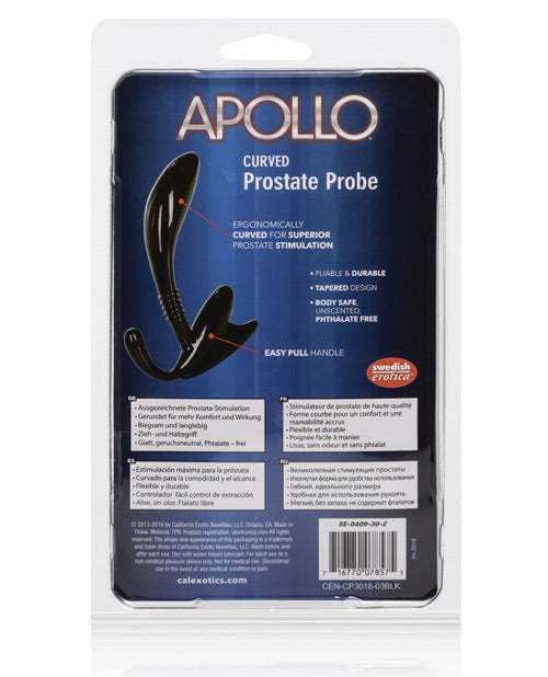 Apollo Curved Prostate Probe: Ultimate Pleasure Upgrade Product Image.