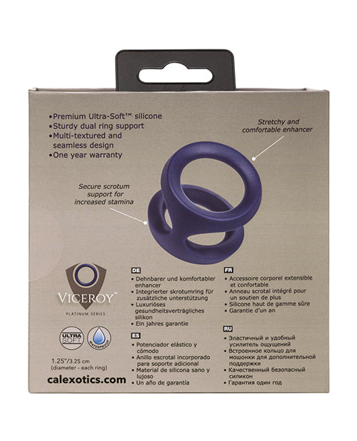 Viceroy Dual Ring in Blue: The Ultimate Stamina and Pleasure Enhancer Product Image.