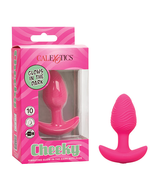 Cheeky Glow in the Dark Vibrating Butt Plug - featured product image.