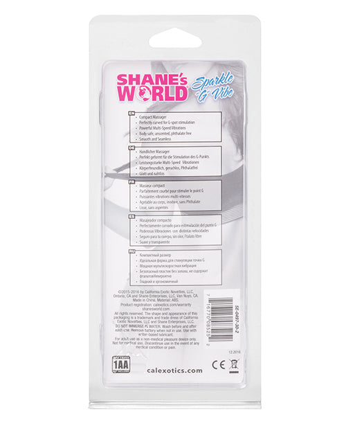 Shane's World Sparkle G Vibe - 強烈的 G 點快感 Product Image.