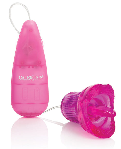 CalExotics Clit Kisser: Purple Oral Sex Stimulator Product Image.