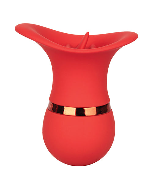 French Kiss Charmer - Red: Sensual Stimulation On-the-Go Product Image.