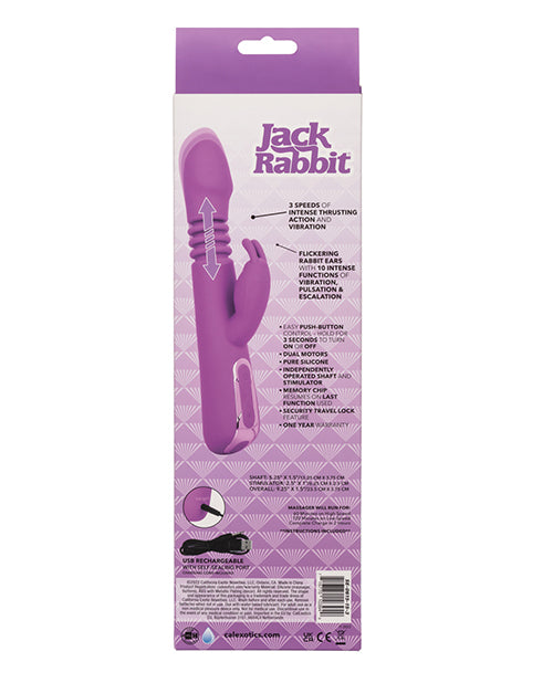 Jack Rabbit Elite Thrusting Rabbit: Ultimate Pleasure Experience Product Image.