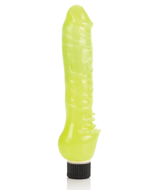 Glow-In-The-Dark Jelly Pleasure Vibrator Product Image.