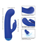 Thicc Chubby Bunny - Blue Dual Motor Massager