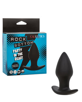 Sonda anal perfecta Rock Bottom - Negro - Featured Product Image