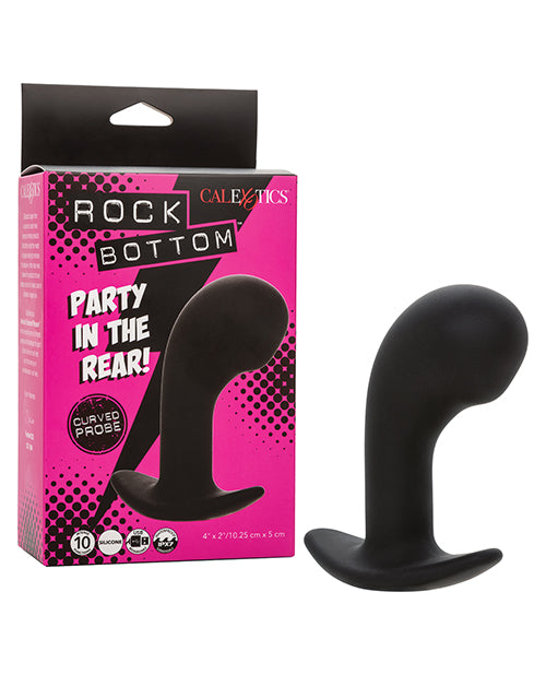 Shop for the Rock Bottom Curved Prostate Probe - Black at My Ruby Lips