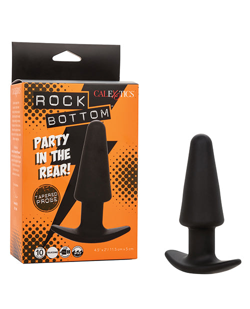 Shop for the Rock Bottom Tapered Anal Probe - Black at My Ruby Lips