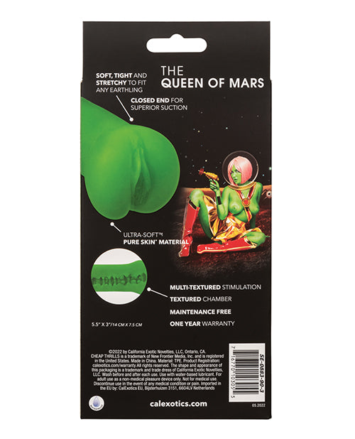 Cheap Thrills The Queen of Mars Pussy Masturbator - Green Product Image.