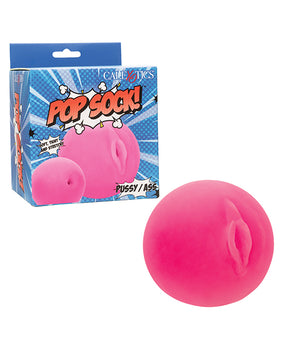 Pop Sock! Pussy & Ass Ball Masturbator - Pink - Featured Product Image