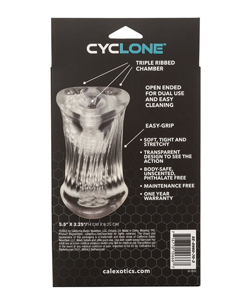 Cyclone Triple Chamber Stroker: The Ultimate Pleasure Experience Product Image.