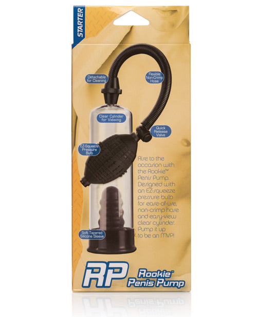 Rookie Penis Pump - Clear: Your Pathway to Enhanced Pleasure Product Image.