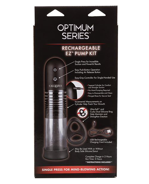 Optimum Series Rechargeable EZ Pump Kit: Ultimate Pleasure Boost Product Image.