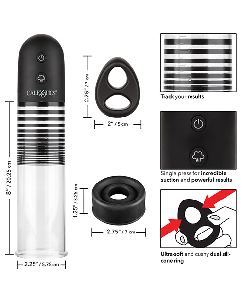 Optimum Series Rechargeable EZ Pump Kit: Ultimate Pleasure Boost Product Image.