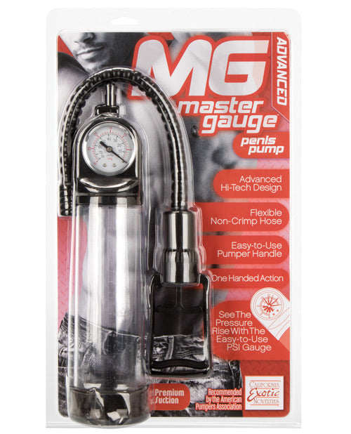 Bomba de pene Master Gauge - Transparente Product Image.