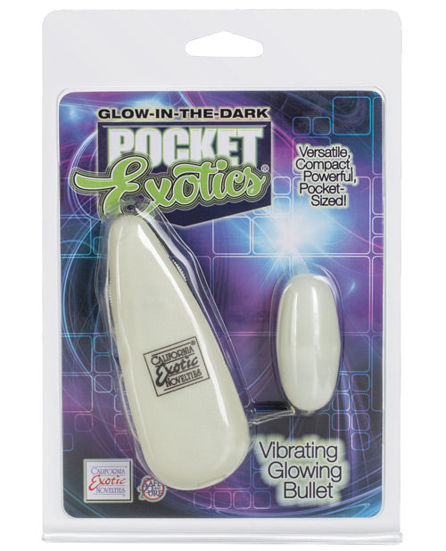 Pocket Exotics Glow In The Dark Bullet Product Image.